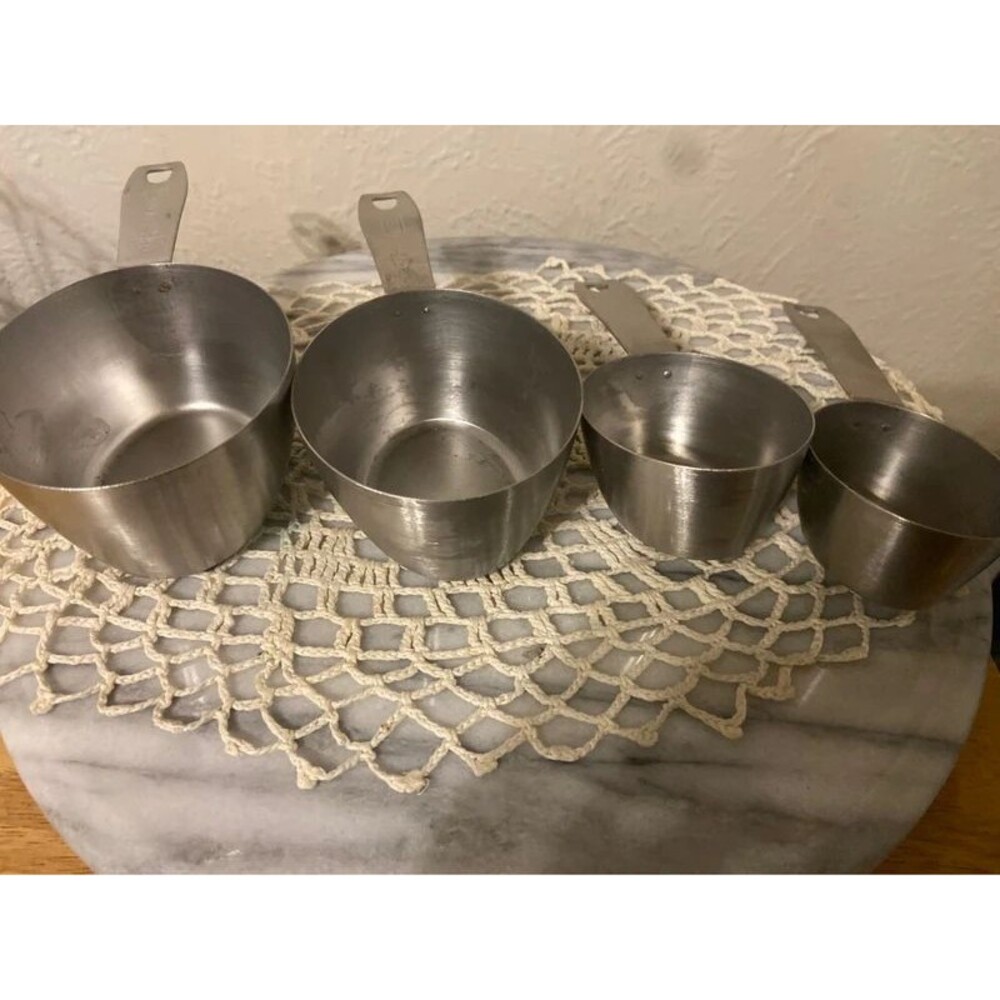 Better Homes & Gardens 4-Piece Stainless Steel Measuring Cup Set